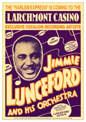 Jimmie Lunceford: Larchmont Casino, 1938 Wall Art | 24 x 17 Fine Art Print