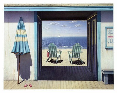 The Beach Club by Daniel Pollera | 24 x 30 Fine Art Print