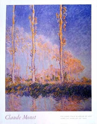 Poplars (Philadelphia Museum) by Claude Monet | 38 1/2 x 30 Fine Art Print