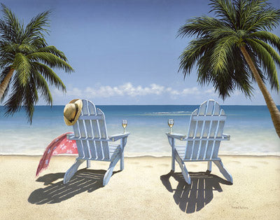 Cocktails for Two by Daniel Pollera | 22 1/2 x 28 1/2 Fine Art Print