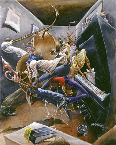 Rent Party (mini) by Frank Morrison | 10 1/4 x 8 1/4 Fine Art Print