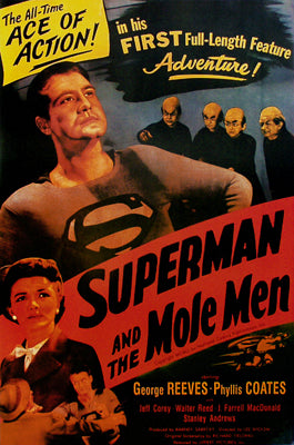 Superman and the Mole Men Wall Art | 35 1/2 x 24 Fine Art Print