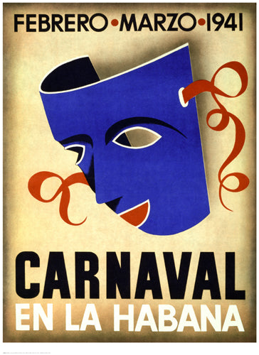 Carnaval, Habana, 1941 Wall Art | 25 3/4 x 18 3/4 Fine Art Print