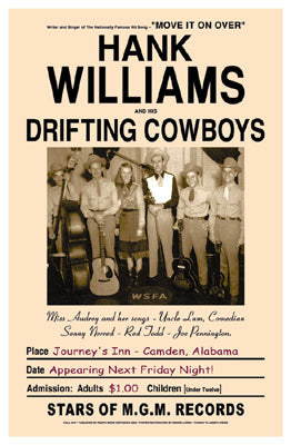 Hank Williams and His Drifting Cowboys, Alabama, 1947 Wall Art