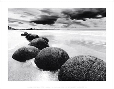 Boulders on the Beach Wall Art | 11 x 14 Fine Art Print
