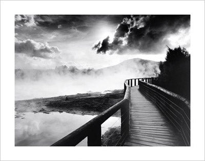Walkway Over the Lake Wall Art | 11 x 14 Fine Art Print