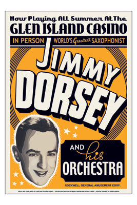 Jimmy Dorsey: Glen Island Casino, 1936 Wall Art | 24 x 17 Fine Art Print