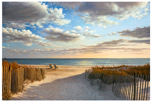 Sunset Beach by Daniel Pollera | 25 x 37 Fine Art Print
