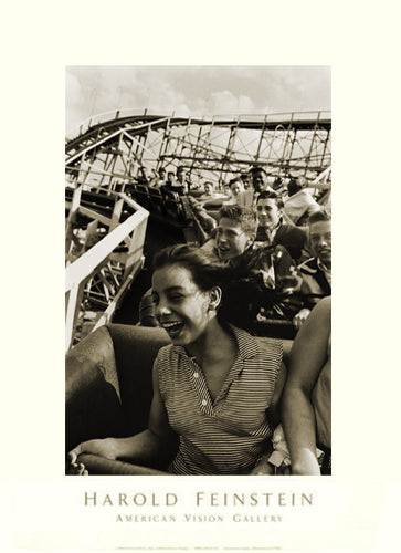 Cyclone, Coney Island, 1952 by Harold Feinstein | 26 x 19 Fine Art Print