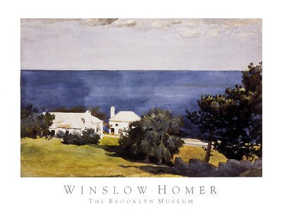 Shore at Bermuda by Winslow Homer | 24 x 32 Fine Art Print