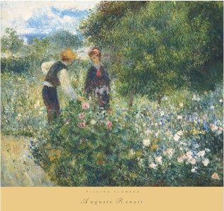 Picking Flowers by Pierre-Auguste Renoir | 26 1/2 x 28 Fine Art Print