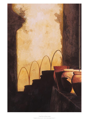 Three Pots by Dave Cooper | 15 ¾ x 11 ¾ Fine Art Print