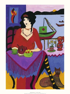 Daydreaming by Eva Weir | 15 ¾ x 11 ¾ Fine Art Print