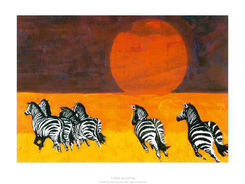 In Retreat by Tony Sharp | 11.8 x 15.7 Fine Art Print