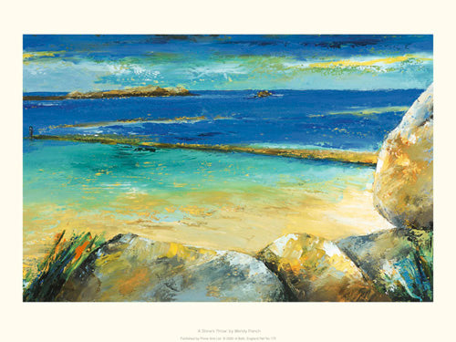 A Stone's Throw by Wendy French | 11.8 x 15.7 Fine Art Print