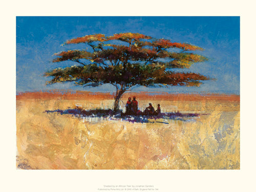 Shaded By An African Tree by Jonathan Sanders | 11.8 x 15.7 Fine Art Print