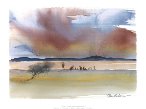 Distant Figures by Patrick Bradfield | 11.8 x 15.7 Fine Art Print