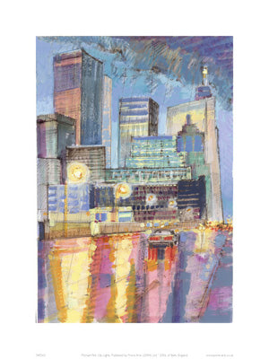 City Lights by Michael Pell | 15 ¾ x 11 ¾ Fine Art Print