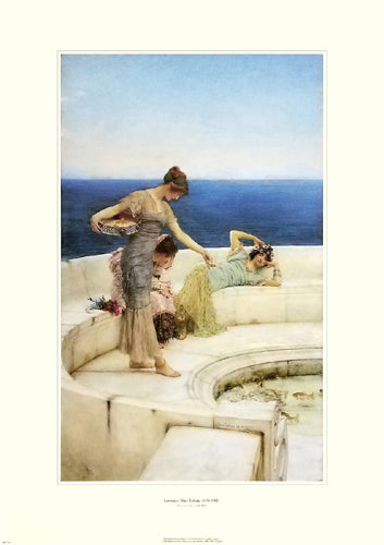 Silver Favourites by Lawrence Alma-Tadema | 23 3/8 x 16 ½ Fine Art Print