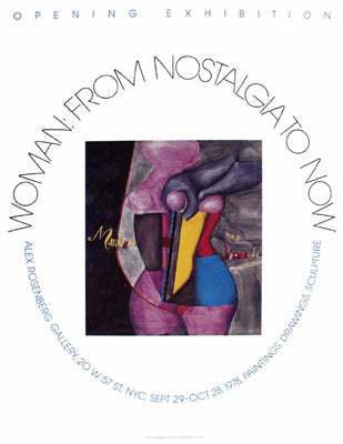 Framed Art Marilyn Was Here, 1967 by Richard Lindner | 26 x 20