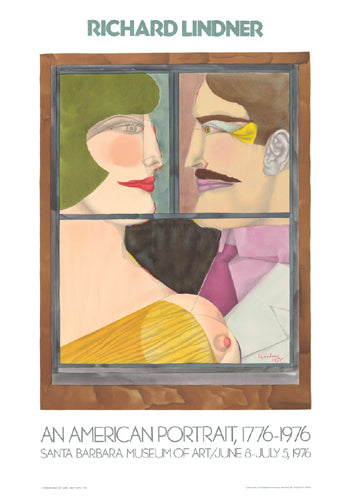 An American Portrait by Richard Lindner | 30 1/2 x 21 1/4 Fine Art Print