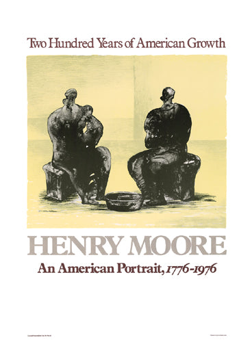 An American Portrait by Henry Moore | 28 1/2 x 21 Fine Art Print