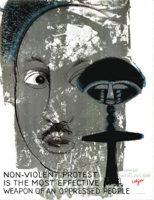 Martin Luther King by Lorjou | 26 3/8 x 20 1/8 Fine Art Print