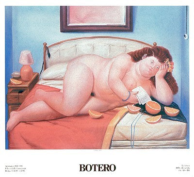 The Letter by Fernando Botero | 26 1/2 x 29 1/2 Fine Art Print