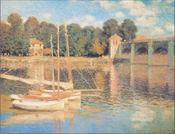 Il Pont d'Argenteuil by Claude Monet | 24 x 32 Fine Art Print