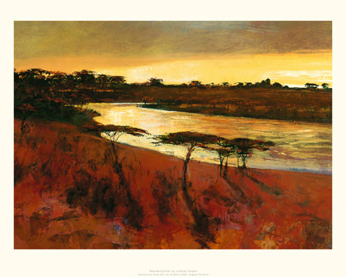 Meandering River by Jonathan Sanders | 15.7 x 19.7 Fine Art Print