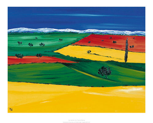 Les Alpilles by Chantal Mahay | 15.7 x 19.7 Fine Art Print