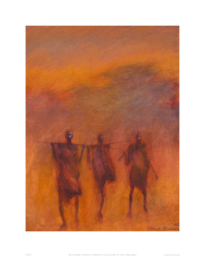 Three Warriors by Patrick Bradfield | 19.7 x 15.7 Fine Art Print