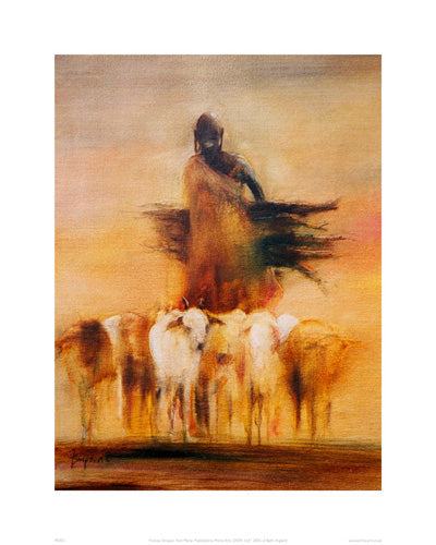 Kuni Mama by Frances Simpson | 19.7 x 15.7 Fine Art Print