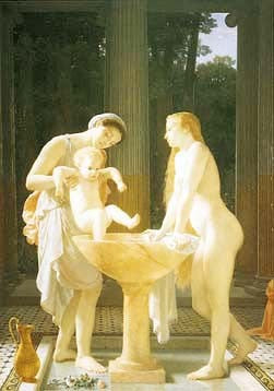 The Bath by Marc-Gabriel-Charles Gleyre | 21 1/2 x 15 1/8 Fine Art Print