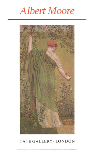 A Garden by Albert Moore | 31 1/2 x 19 3/4 Fine Art Print