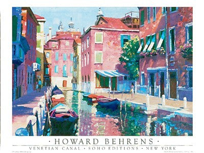 Venetian Canal by Howard Behrens | 18 x 24 Fine Art Print