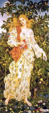 Flora by Evelyn de Morgan | 27 1/2 x 14 Fine Art Print