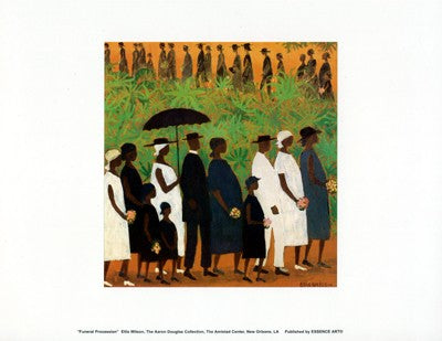 Funeral Procession (mini) by Ellis Wilson | 8 1/2 x 11 Fine Art Print
