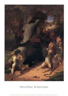 Framed Art The March of Silenus by William Holbrook Beard | 34 x 24