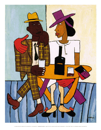 Café by William H. Johnson | 28 ¼ x 22 Fine Art Print