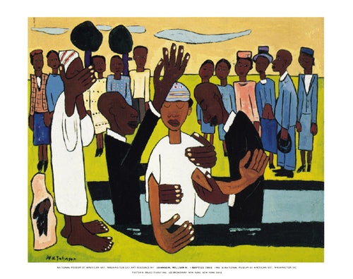 I Baptize Thee (mini) by William H. Johnson | 9 1/2 x 12 Fine Art Print