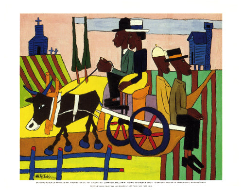 Going to Church (mini) by William H. Johnson | 9 1/2 x 12 Fine Art Print
