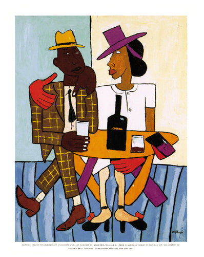 Cafe (mini) by William H. Johnson | 12 x 9 1/2 Fine Art Print