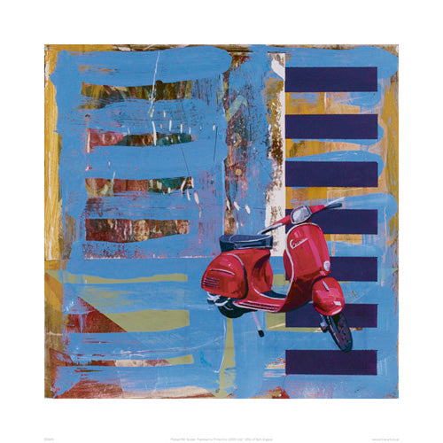 Scooter by Michael Pell | 19.7 x 19.7 Fine Art Print
