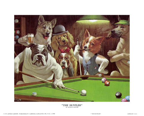 The Hustler (mini) by Arthur Sarnoff | 8 x 10 Fine Art Print