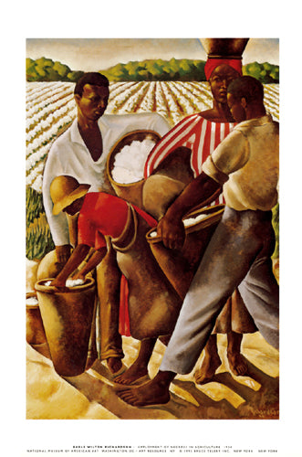 Employment of Negroes in Agriculture, 1934 (AKA: Cotton Pickers) by