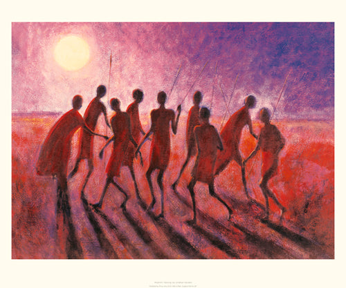 Rhythmic Dancing by Jonathan Sanders | 19.7 x 23.6 Fine Art Print