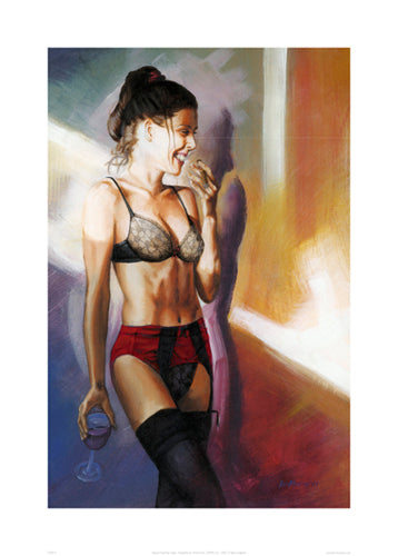 Jess Laugh by Carl BouMansour | 27.6 x 19.7 Fine Art Print