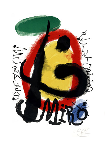 Peintures by Joan Miró | 35 1/4 x 25 Fine Art Print