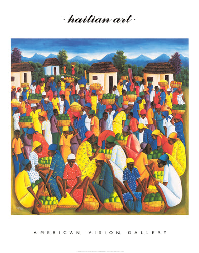 Haitian Art by Pierre | 28 x 22 Fine Art Print